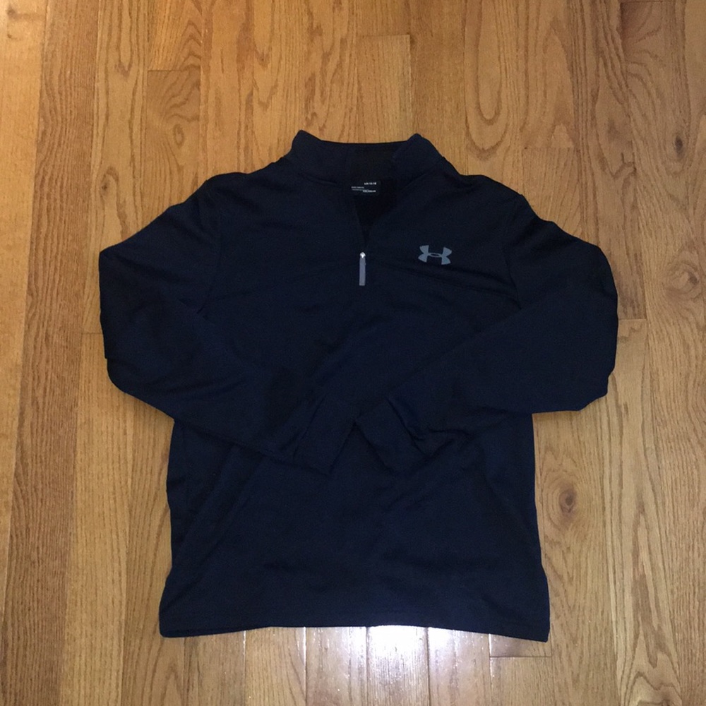UA Coldgear Black Half Zip